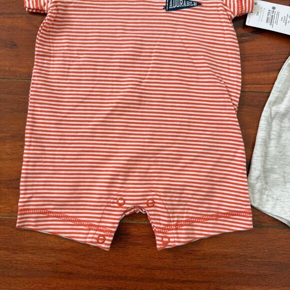 Carter’s Red Gray 2pcs Set 3m - Picture 2 of 5